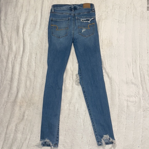 American Eagle “Next Level Stretch” super High Rise Jeggings size 0 - Picture 11 of 16